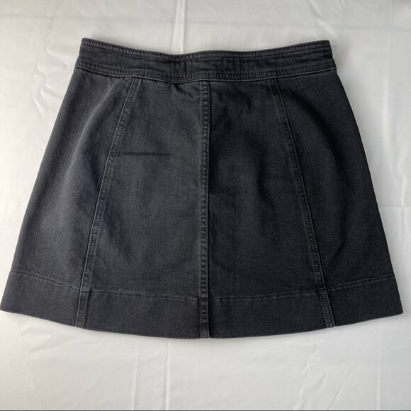 Madewell Metropolis Snap Jean Skirt Size 4 - Picture 3 of 8